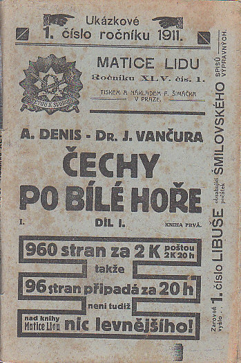 Matice Lidu od A Denis, J Vančura