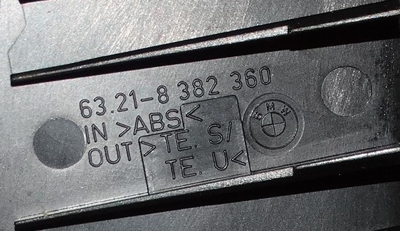 63218382360 - originální díl BMW 