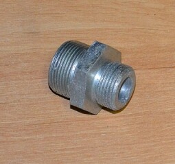 Dvojnipl redukovaný, dvojité šroubení redukované, redukce závitová vnější závit G trubkový pro rozvod vzduchu 