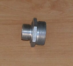 Dvojnipl redukovaný, dvojité šroubení redukované, redukce závitová vnější závit G trubkový pro rozvod vzduchu 