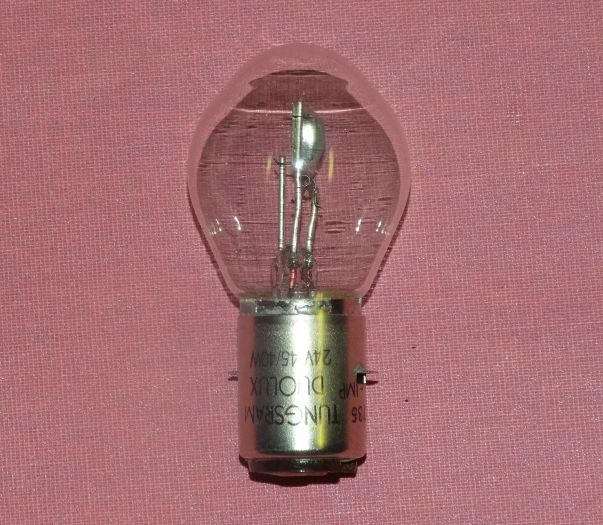 Žárovky TUNGSRAM Duolux 24V 45/40W