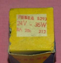 Tesla 24V 35W  Ba 20d