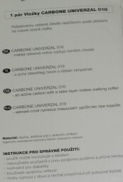 Vložky Carbone universál.