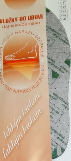 Vložky do obuvi dámské. Vel. 35.