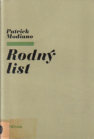 Rodný list od Patrick Modiano