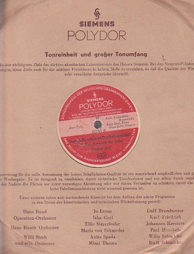 Ich spíël mit dir - Polydor