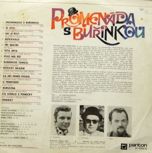 Promenáda s Buřinkou