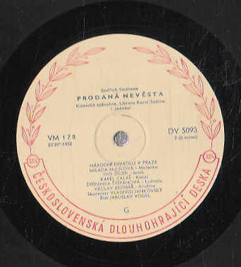 Prodaná nevěsta: předehra I. jednání.