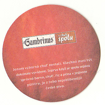 Pivní tácky - Gambrinus