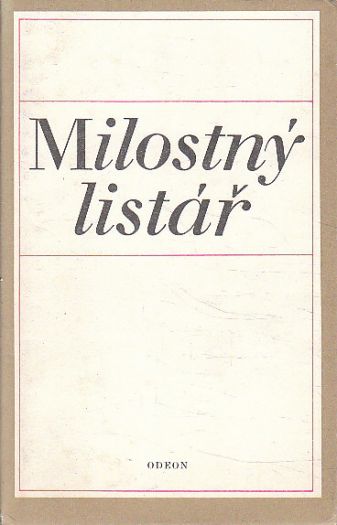 Milostný listář od antologie