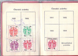 Členský průkaz - Svaz požární ochrany.