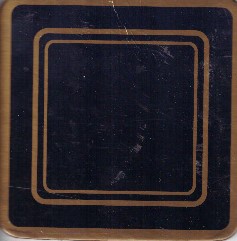 Korkové tácky pod nápoje černé.