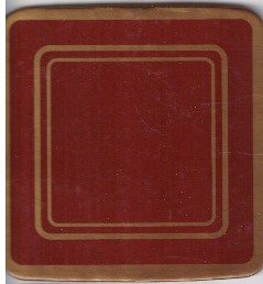 Korkové tácky pod nápoje červené.