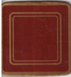 Korkové tácky pod nápoje červené.