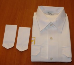 Vojenská sváteční bundokošile - bílá 