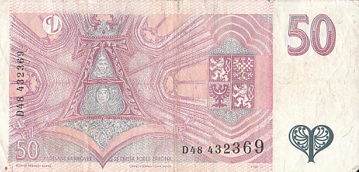 České papírové peníze 50/1997