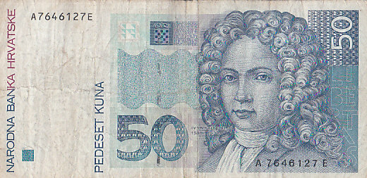 Chorvatsko papírové peníze 50 kuna/1993