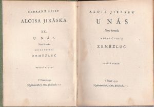 Alois Jirásek Sebrané spisy XX. U nás-Zeměžluč. 
