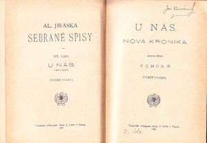 Alois Jirásek. Sebrané spisy XXIII. U nás, Uhor. Vydáno 1912.