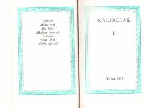 Zlatý fond slovenskej literatúry-Kalinčiak