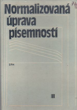 Normalizovaná úprava písemností od Marie Báčová