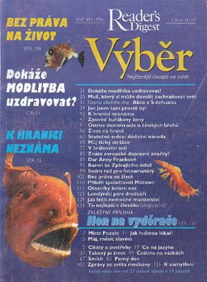 Readers Digest Výběr květen 1996.