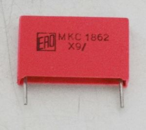 Fóliový kondenzátor  MKC 1862 X9 