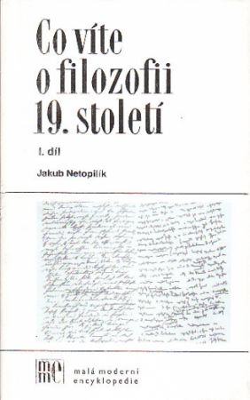 Co víte o filosofii 19. století od Jakub Netopilík