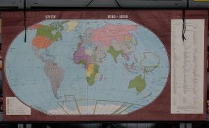 Mapa - Svět 1918-1938