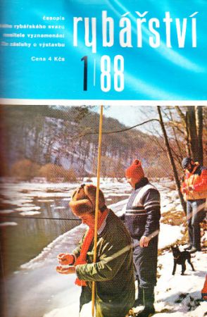 Rybářství - soubor časopisú Rybářstv. 1 až 12 Z roku 1988.