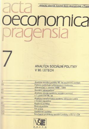 Analýza sociální politiky v 90. letech