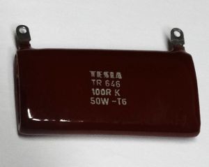 Rezistory výkonové Tesla TR 648  100R K 50W - T6