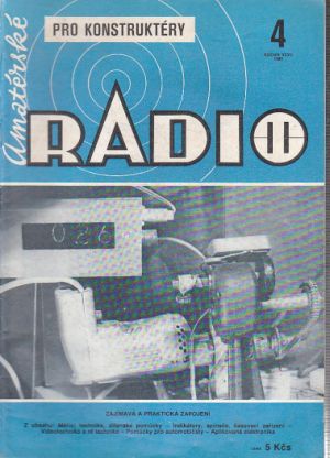 Amaterské radio - pro konstruktery  4/1986