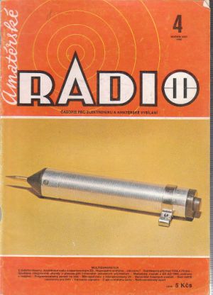Amaterské radio - časopis pro elektroniku a amaterské vysílání. 4/1983
