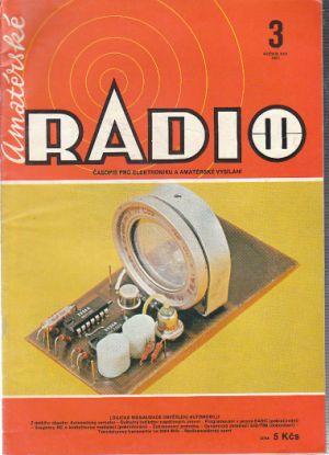 Amaterské radio - časopis pro elektroniku a amaterské vysílání. 3/1981