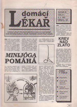 Domácí lékař číslo 8. 3.1993