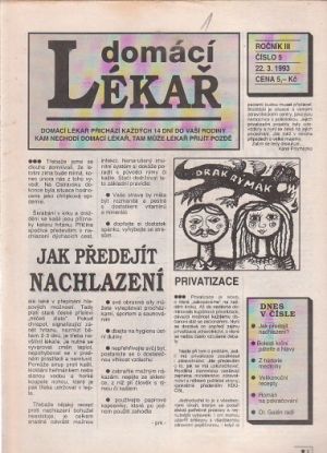 Domácí lékař číslo 22. 3.1993