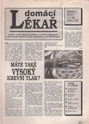 Domácí lékař číslo 5.4. 1993