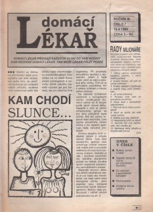 Domácí lékař číslo 19.4. 1993