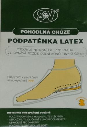 Podpatěnka LATEX ,velikost obuvi  43 - 46.
