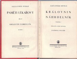 Paměti lékařovy II -  Královnin náhrdelník II od Alexandre Dumas, st.