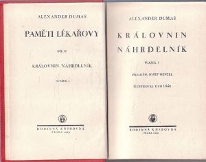 Paměti lékařovy II - Královnín náhrfelník  III od Alexandre Dumas, st.