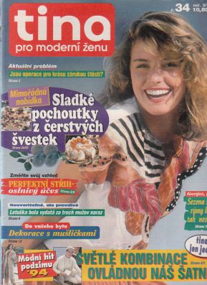 Tina - časopis pro moderí ženy. 34. 3/94