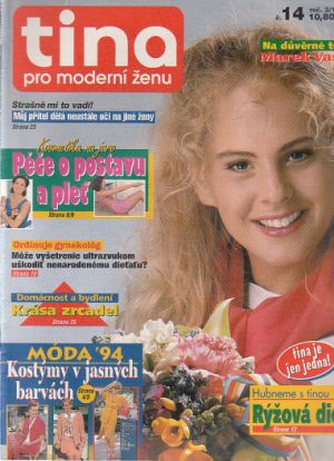 Tina - časopis pro moderí ženy. 14. 3/94