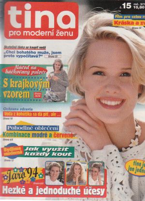 Tina - časopis pro moderí ženy. 15. 3/94
