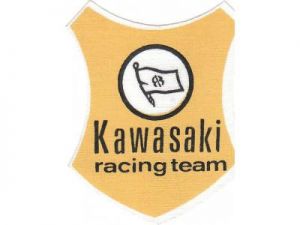 Zažehlovací etiketa Kawasaki 7 cm 