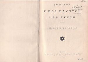 Z dob dávných i blízkých od Josef Šusta