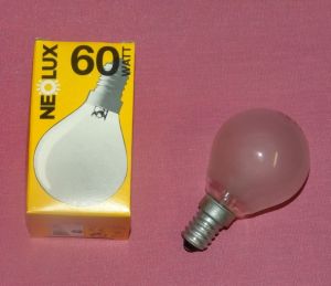 Žárovka NEOLUX 60W E27 240V kapková matná