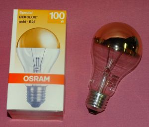 Žárovky OSRAM DEKOLUX GOLD 100W  E27