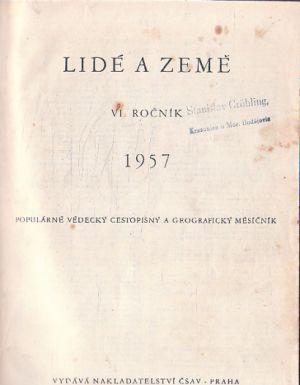 Svázané časopisy Lidé a země 1957